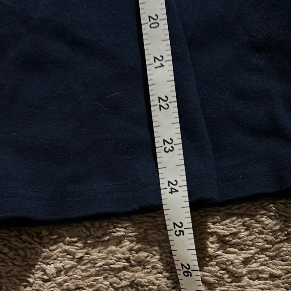 Navy and White Graphic Long Sleeve Top - Picture 6 of 6